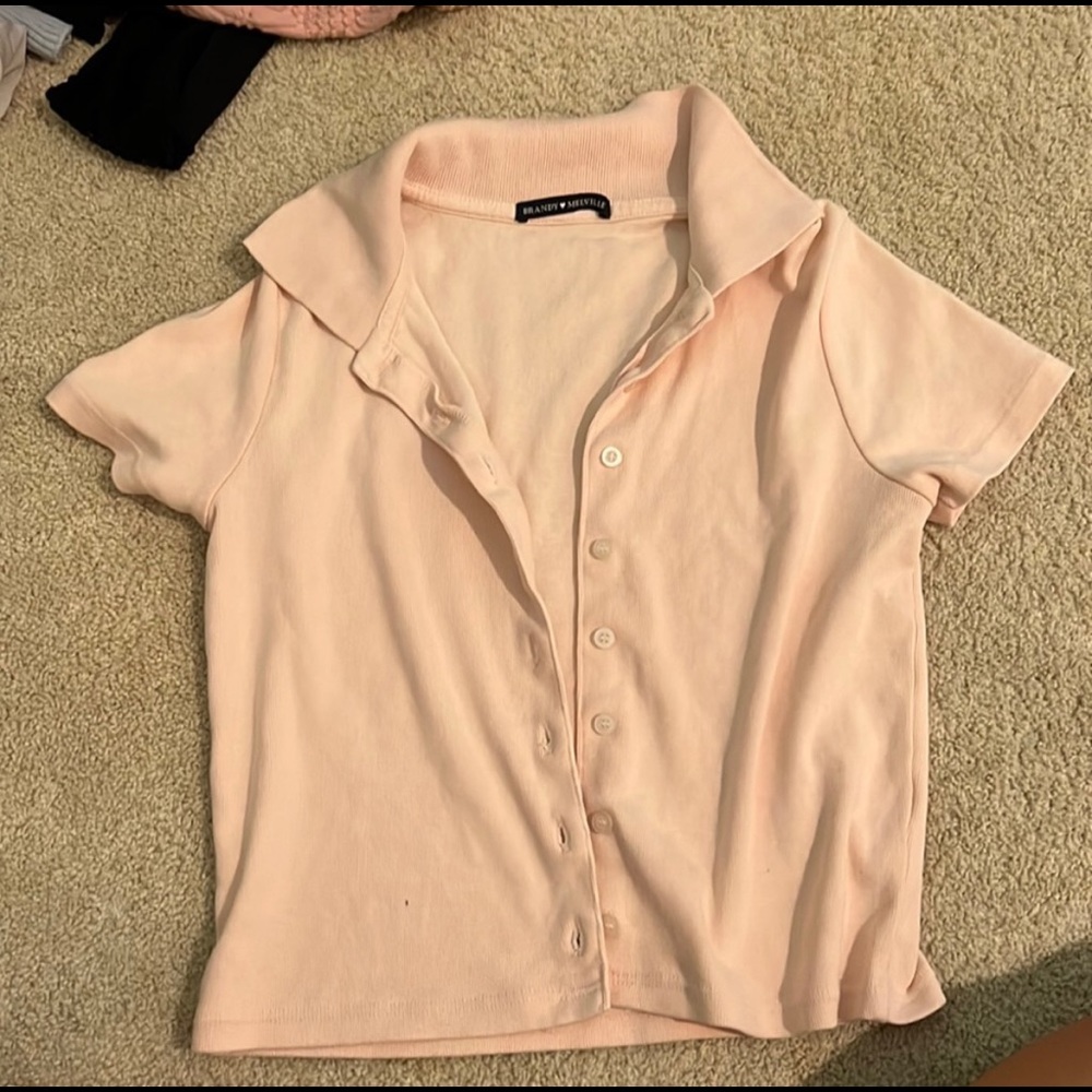 BUY 2 GET 1! Brandy Cropped Collared Shirt